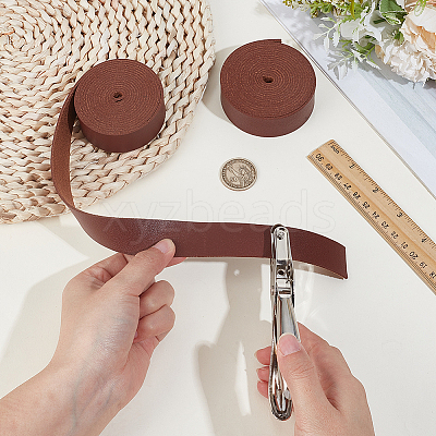 2Roll PU Leather Ribbon DIY-CL0002-64-1