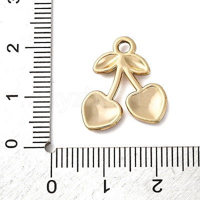 Cherry Alloy Pendants PALLOY-S051-01E-G-1
