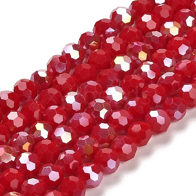 Opaque Glass Beads Stands EGLA-A035-P6mm-B16-1
