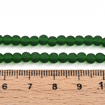 Transparent Glass Beads Strands GLAA-T032-T4mm-MD22-1