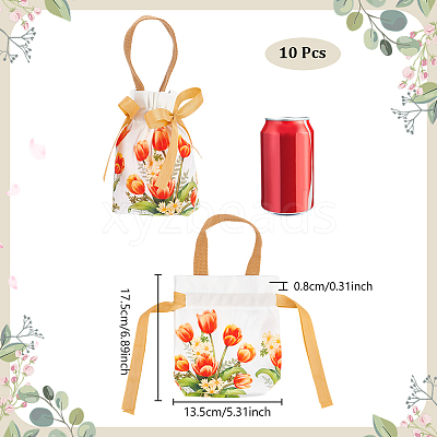 Canvas Cloth Storage Pouches ABAG-WH0032-78B-1