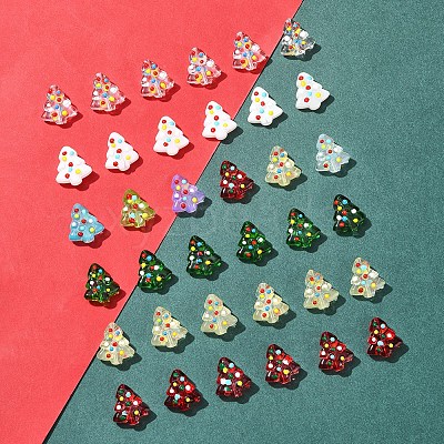6Pcs Handmade Bumpy Glass Beads Strands LAMP-FS0001-16D-1