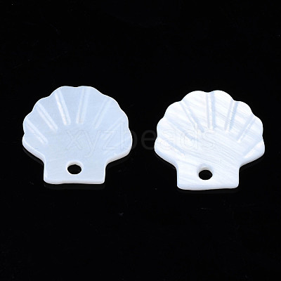 Natural Freshwater Shell Pendants SHEL-S278-035-1