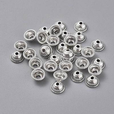 Tibetan Style Alloy Bead Caps LF5099Y-1