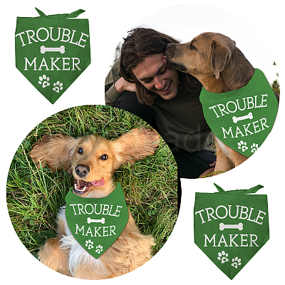 Cotton Dog's Kerchief AJEW-WH0503-041-1