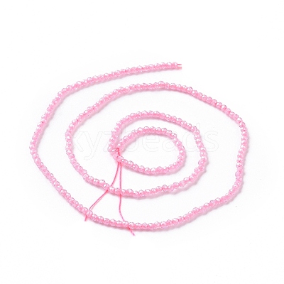 Cubic Zirconia Beads Strands G-F596-48G-3mm-1