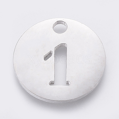 Non-Tarnish 304 Stainless Steel Pendants X-STAS-F233-01-P-1