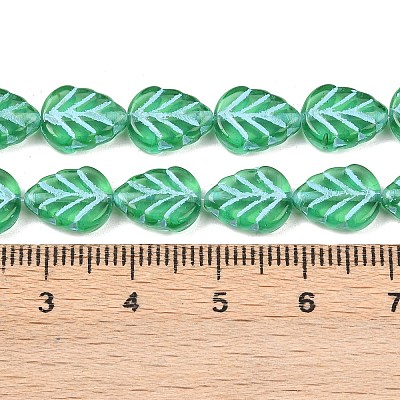 Czech Pressed Glass Beads GLAA-I061-41B-1