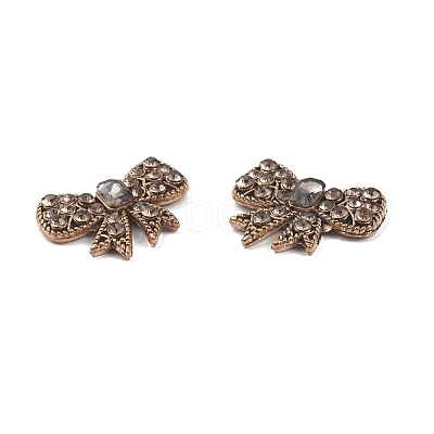 Alloy Rhinestone Cabochons DIY-B063-04AG-1