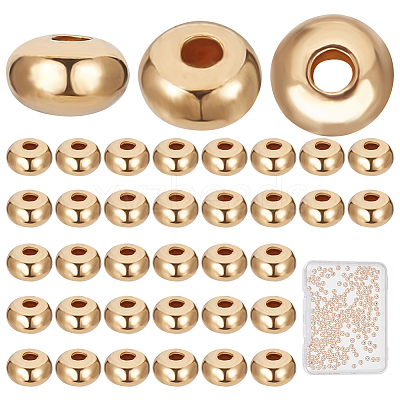 250Pcs Brass Beads KK-CN0002-54-1