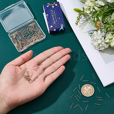 300Pcs 2 Colors 304 Stainless Steel Flat Round Blank Peg Stud Earring Findings STAS-SC0021-53-1