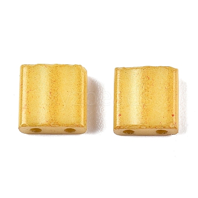2-Hole Baking Paint Glass Seed Beads SEED-S023-17C-22-1