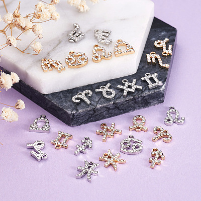 2 Sets 2 Colors Zinc Alloy Pendants ALRI-FW0001-02-1
