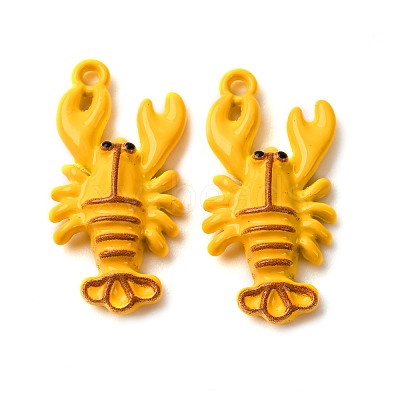 Baking Paint Alloy Pendants FIND-G097-01B-1