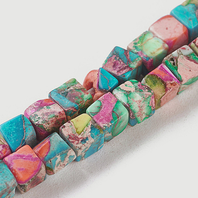 Natural Imperial Jasper Beads Strands G-I248-02A-1