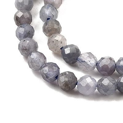 Natural Tanzanite Beads Strands G-S387-A01-3mm-1