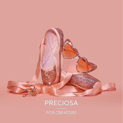 Preciosa® Crystal Hotfix Flatback Stones Y-PRC-HSS12-50010-200-1