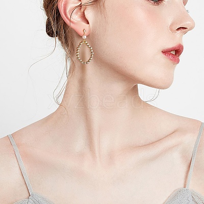 5 Pairs Rack Plating Brass Micro Pave Cubic Zirconia Stud Earring Findings KK-SZ0005-96-1