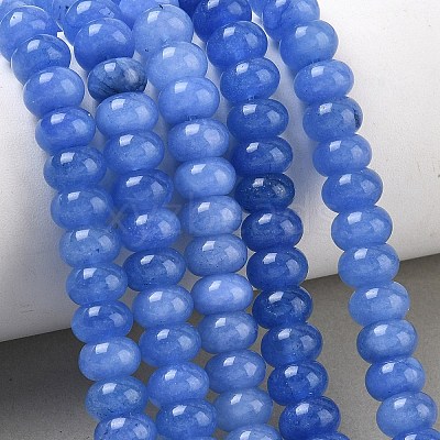 Dyed Natural White Jade Beads Strands GG-CBA9281-A09-5x8mm-1
