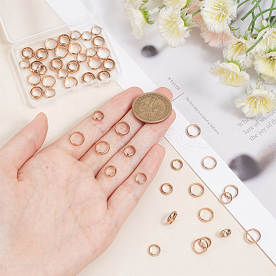 60pcs 2 style Brass Bead Frame KK-AR0002-94-1