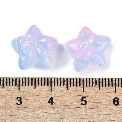 Transparent Spray Paint Glass Beads X1-GLAA-H035-02J-1