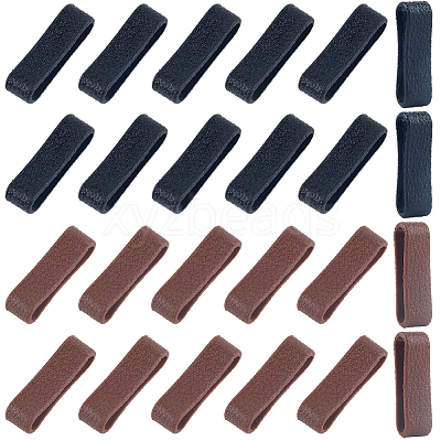 40Pcs 2 Colors TPU Loop Keepers FIND-CL0001-55-1