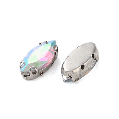 Horse Eye Sew on Rhinestone RGLA-L028-08G-04-1