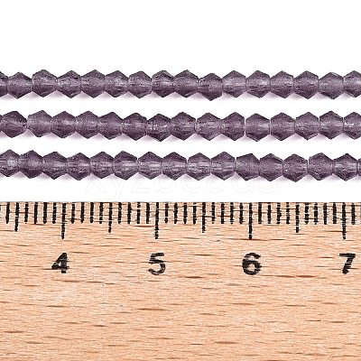 Imitate Austrian Crystal Frosted Glass Beads Strands EGLA-A039-T3mm-MD04-1