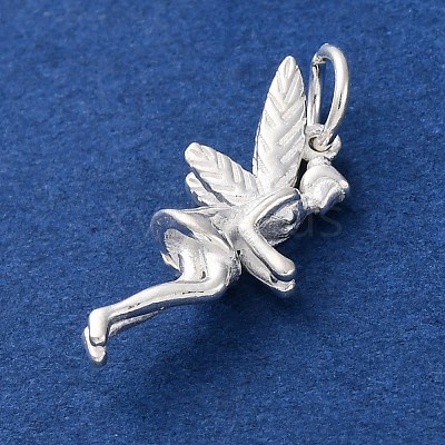 925 Sterling Silver Angel Pendants STER-G045-11S-1