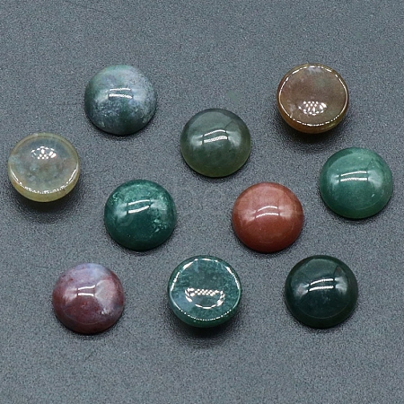 Natural Indian Agate Cabochons PW-WG51238-06-1