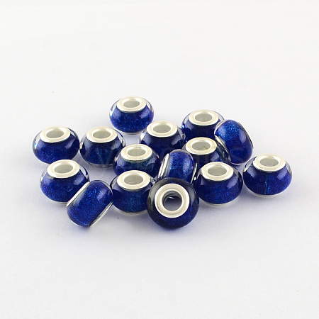 Large Hole Resin European Beads OPDL-R118-05B-1