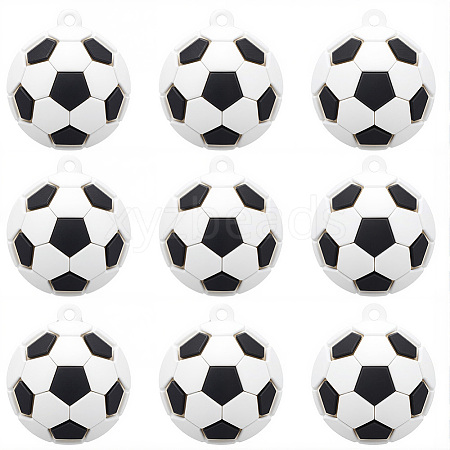 10Pcs PVC & Iron Charms FIND-SC0022-19-1