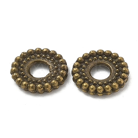 Tibetan Style Alloy Spacer Beads TIBE-P003-43AB-1