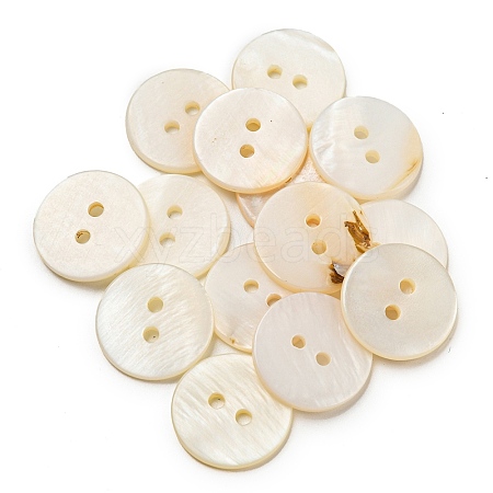 Freshwater Shell Buttons X-BUTT-Z001-04B-1