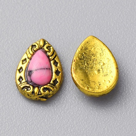 Zinc Alloy Cabochons MRMJ-WH0320-05C-02-1