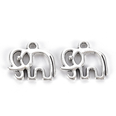 Tibetan Style Alloy Charms TIBE-S323-099AS-RS-1