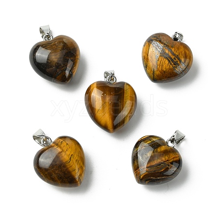 Natural Tiger Eye Pendants G-F820-10A-31-1