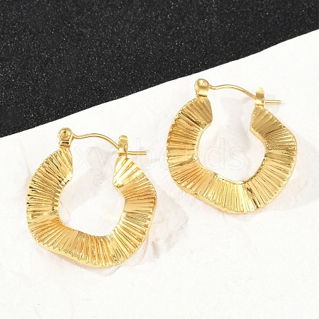 304 Stainless Steel Hoop Earrings for Women EJEW-U046-04G-1