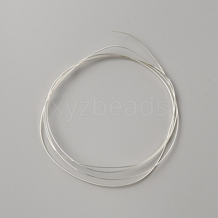 999 Fine Silver Rectangle Flat Wire STER-WH0010-12A-S-1