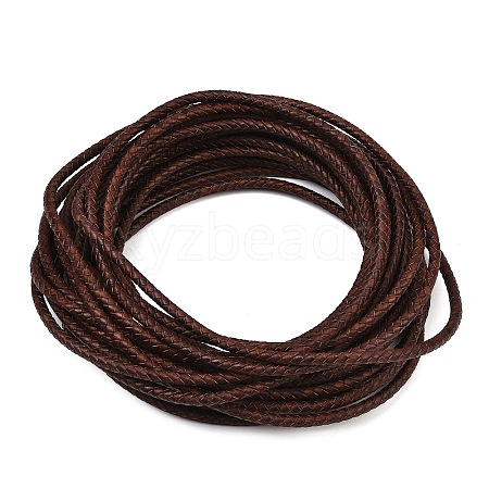 Braided Leather Cord with Core WL-F009-5mm-03-1
