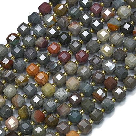 Natural Ocean Jasper Beads Strands G-K389-A74-01-1