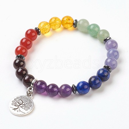 Chakra Jewelry BJEW-JB03727-02-1