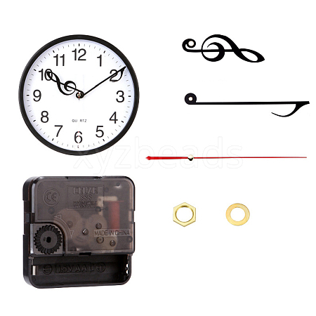 Plastic Long Shaft Clock Movement Mechanism Kit CLOC-PW0001-03F-02-1