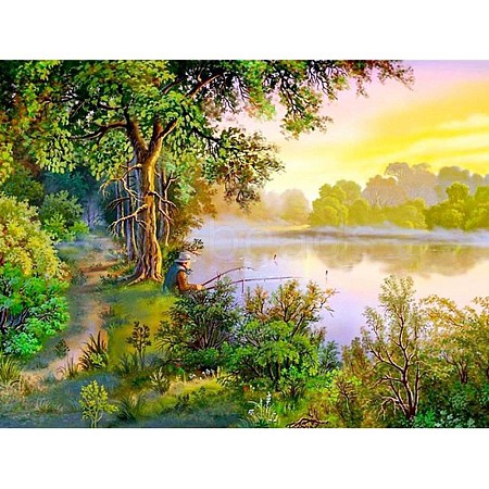 Scenery DIY Diamond Painting Kit PW-WG92649-21-1