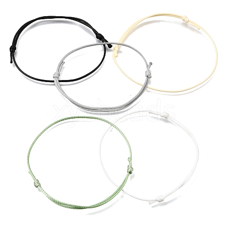 Eco-Friendly Korean Waxed Polyester Cord Bracelet Making BJEW-JB04256-1