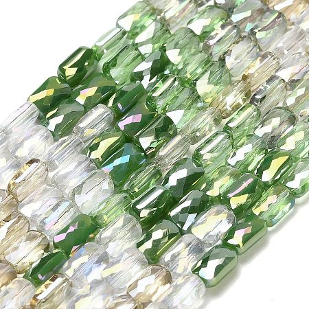 Electroplate Glass Beads Strands EGLA-P068-01A-07-1