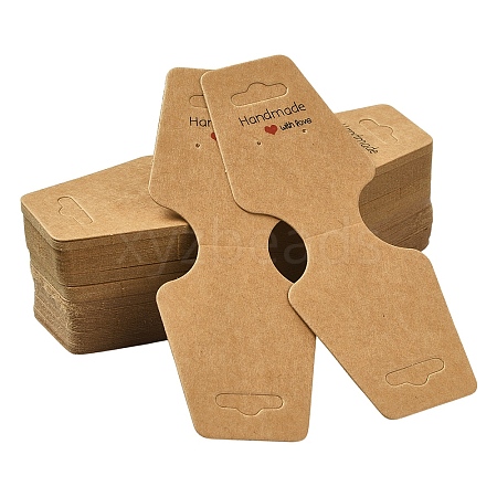 150Pcs Cardboard Fold Over Paper Display Hanging Cards CDIS-YW0001-22-1