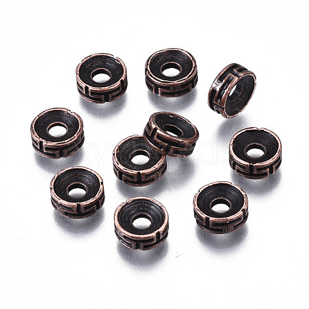 Tibetan Style Spacer Beads TIBEP-S315-46R-NR-1