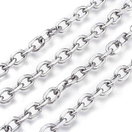 201 Stainless Steel Cable Chains CHS-P011-08P-1