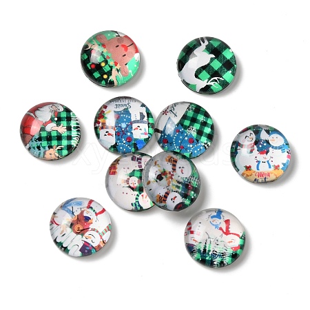 Glass Cabochons GLAA-B011-10-1